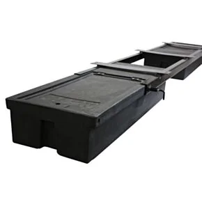 Lippert RV Underchassis Standard Double Bin Storage System - 96&quot; x 21&quot; #175180