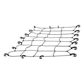 CURT 65&quot; x 38&quot; Elastic Cargo Net for Extended Roof Basket #18201