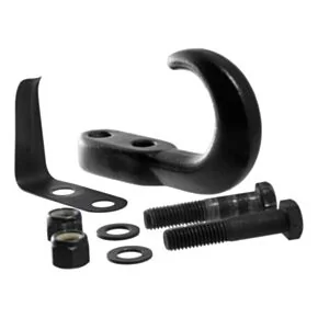 CURT Tow Hook with Hardware (10,000 lbs., Black) #22411