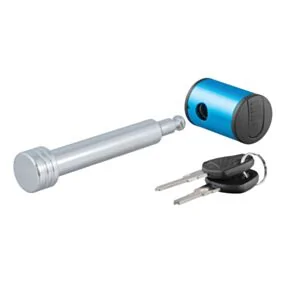 CURT 5/8&quot; Hitch Lock (2&quot; or 2-1/2&quot; Receiver, Right-Angle, Chrome) #23504