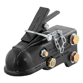 CURT 2-5/16&quot; Channel-Mount Coupler with Easy-Lock (15,000 lbs, Black) #25328