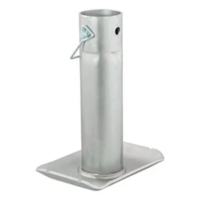 CURT Pin-On Jack Foot (Fits 2&quot; Tube, 2,000 lbs, 8-1/2&quot; Height, Packaged) #28275