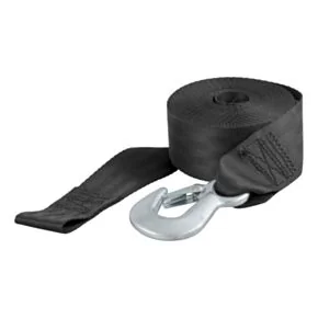 CURT 20&#039; Winch Strap with Snap Hook (1,333 lbs.) #29007