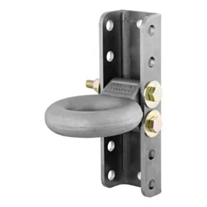 CURT Adjustable Lunette Ring (12,000 lbs., 3&quot; Eye, 11-3/4&quot; Channel Height) #48640
