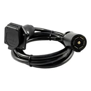 CURT 7&#039; 7-Way RV Blade Extension Harness (Routes to Truck Bed) #56080