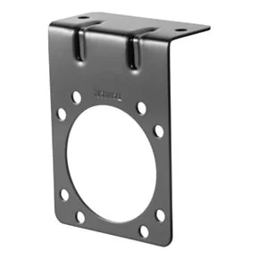 CURT Connector Mounting Bracket for 7-Way RV Blade (Black) #58290