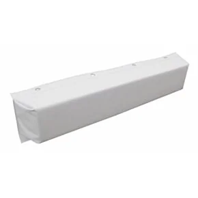 Taylor Made Hull-Saver Vinyl Covered Heavy-Duty Straight Dock Bumper, White (35&quot;L x 6&quot;T x 4&quot;D) #349