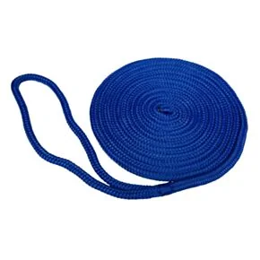 Taylor Made Braided Dock Line, Blue (25&#039;L x 3/8&quot;D) #11325