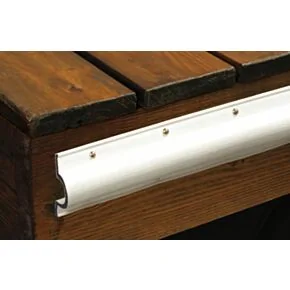 Taylor Made Dock Pro Vinyl Dock Edging White C Shape 10&#039; Coil #46072