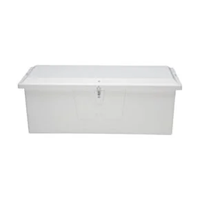 Taylor Made Stow N’ Go Deep Fiberglass Dock Box, Medium (27&quot;H X 72&quot;W X 26&quot;D), White #83554