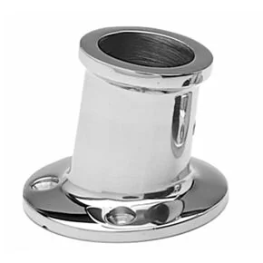 Taylor Made Flag Pole Socket Top Mount Stainless Steel for 1” to 1- 1/4” Flag Pole #966
