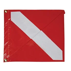 Taylor Made Signal Flag Diver Down, 13&quot; x 15&quot; #4200