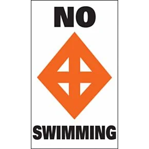 Taylor Made Sur-Mark Buoy Label - No Swimming #46182