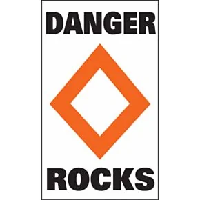 Taylor Made Sur-Mark Buoy Label - Danger Rocks #46184
