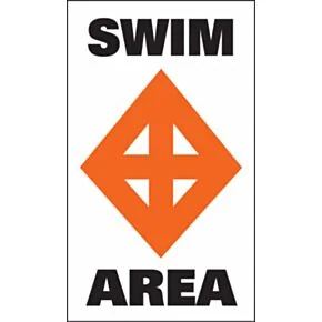 Taylor Made Sur-Mark Buoy Label - Swim Area #46185