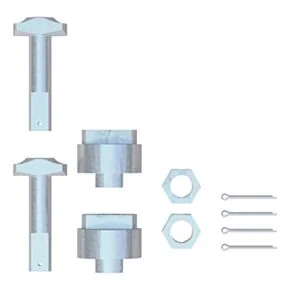 CURT Replacement 5th Wheel Puck System Anchors for Ram (Large, Fits 16021, 16022) #19203