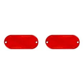 CURT Replacement 18113 Reflectors for Aluminum Cargo Carrier - 2-Pack #19234
