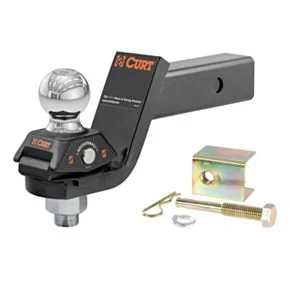 CURT RockerBall Cushion Hitch with 2" Ball (2" Shank, 7,500 lbs., 3" Drop) #45143