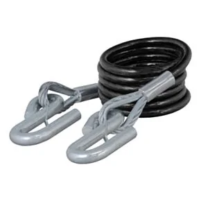 CURT Replacement 84&quot; x 3/8&quot; Diameter Tow Bar Safety Cable with Hooks (7,500 lbs) #70008