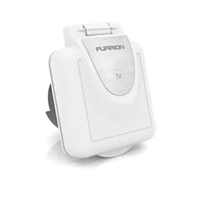 Furrion TV/SAT Inlet Square - White #FTVINS-PS