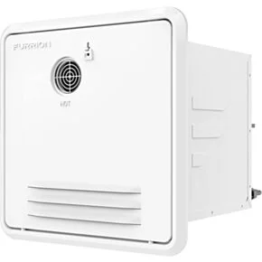 Furrion RV Tankless Gas Water Heater with 18.11&quot; x 16.14&quot; White Door - 2.4 GPM #FWH09A-2-B