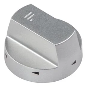 Furrion Replacement 2-in-1 RV Gas Range Oven Silver Ignition Knob Assembly #C-FGR17G3A2-BG-031