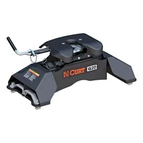 CURT 16035 Q20 5th Wheel Hitch, 20,000 lbs, Select Ford F-250, F-350, F-450, 8-Foot Bed Puck System