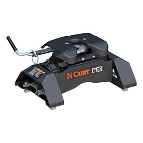 CURT 16094 Q20 5th Wheel Hitch, 20,000 lbs, Select Chevrolet Silverado, GMC Sierra 2500, 3500 HD, 8-Foot Bed Puck System