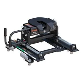 CURT 16667 E16 5th Wheel Slider Hitch, 16,000 lbs, Select Chevy Silverado, GMC Sierra 2500, 3500 HD, 6.5-Foot Bed Puck System