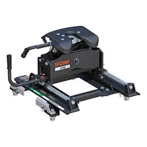 CURT 16668 A16 5th Wheel Slider Hitch, 16,000 lbs, Select Chevy Silverado, GMC Sierra 2500, 3500 HD, 6.5-Foot Bed Puck System