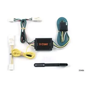 CURT Custom Wiring Harness, 4-Way Flat Output, Select Toyota RAV4 #55486