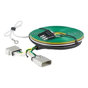 CURT 58987 Custom Towed-Vehicle RV Wiring Harness for Dinghy Towing, Fits Select Ford F-250