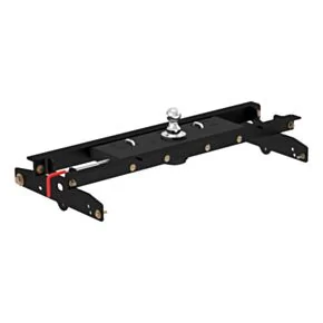 CURT 60722 Double Lock Gooseneck Hitch, 2-5/16-Inch Flip-Over Ball 30K, Fits Select Ford F-150, F-250