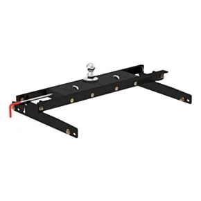 CURT 60734 Double Lock Gooseneck Hitch, 2-5/16-Inch Flip-Over Ball 30K, Fits Select Dodge Ram 1500, 2500, 3500