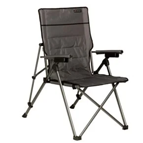 Lippert Sun Soaker™ Reclining Camping Chair - Dark Grey
