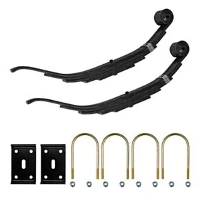 Lippert Trailer Axle Slipper 5-Leaf Spring Kit with U-Bolts - 3/4&quot; Eye Diameter, For 10,000-lb. Axles with 5&quot; Diameter Tube