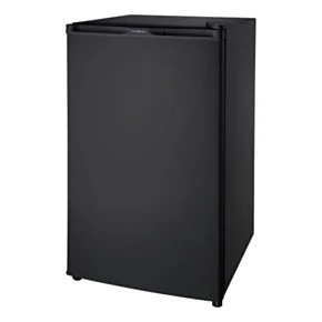 Everchill® by Furrion RV Refrigerator - 110V, 3.2 cu. ft., Left Hinge, Black with Stainless Steel Trim #BC-90LHH