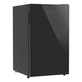 Furrion Single-Door RV Refrigerator with Freezer Compartment - 110V, 4.3 cu. ft., Black Glass Finish, Right Hinge #FCR43ACA-BG-RHH 
