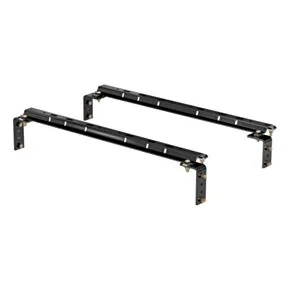 CURT Universal 5th Wheel Base Rails, 25K (Gloss Black) #16100
