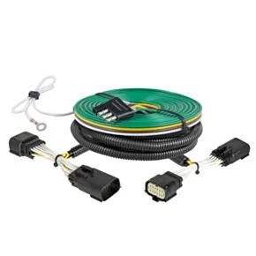 CURT 52107 Custom Towed-Vehicle RV Wiring Harness for Dinghy Towing, Fits Select Chevrolet Silverado, GMC Sierra 2500, 3500 HD