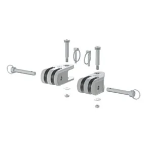CURT Rambler Heavy-Duty 3-Lug Shackle Ends, 2 Pack #70011