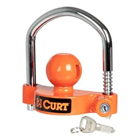CURT Universal Trailer Coupler Lock, Keyed Alike #23090-KA