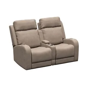 Thomas Payne® Signature Seismic Series RV Theater Seating Recliner Set with 5&quot; Center Console, Driftwood #2024117124
