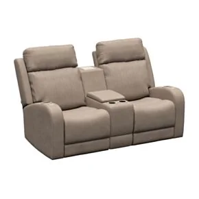 Thomas Payne® Signature Seismic Series RV Theater Seating Recliner Set with 12&quot; Center Console, Driftwood #2024117125
