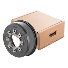 Lippert Trailer Brake Drum - 10,000-lb. Axles, 12-1/4&quot; Brake Size, 3-3/8&quot; Brake Width #2025013490