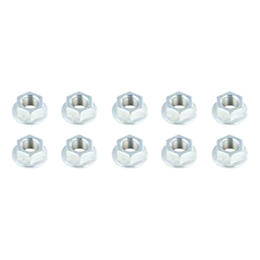 Lippert Trailer Suspension Hex Flange Nut - 1/2&quot;-20 Thread Size (10-Pack) #2025047566