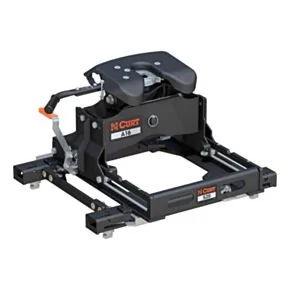 CURT A16 5th Wheel Slider Hitch, 16,000 lbs, Select Chevy Silverado, GMC Sierra 2500, 3500 HD, 6.5-Foot Bed Puck System #16709