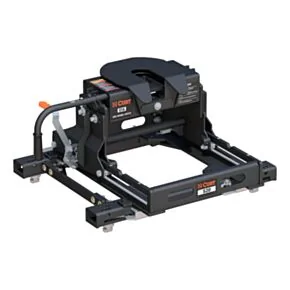 CURT E16 5th Wheel Slider Hitch, 16,000 lbs, Select Chevy Silverado, GMC Sierra 2500, 3500 HD, 6.5-Foot Bed Puck System #16080