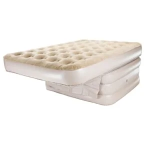 Tri-Level Air Bed Sleeper, Tan Flock Top