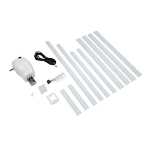 Solera Manual Crank Style To Power Awning Conversion Kit, White #337727